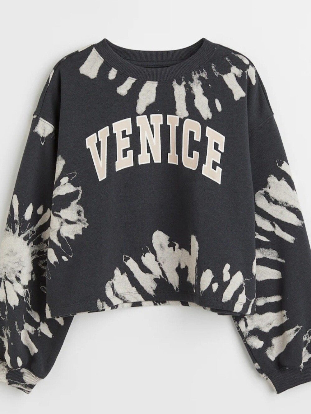 H&M | 'Venice' Tie-Dye Cropped Sweatshirt, Kids Size 14+